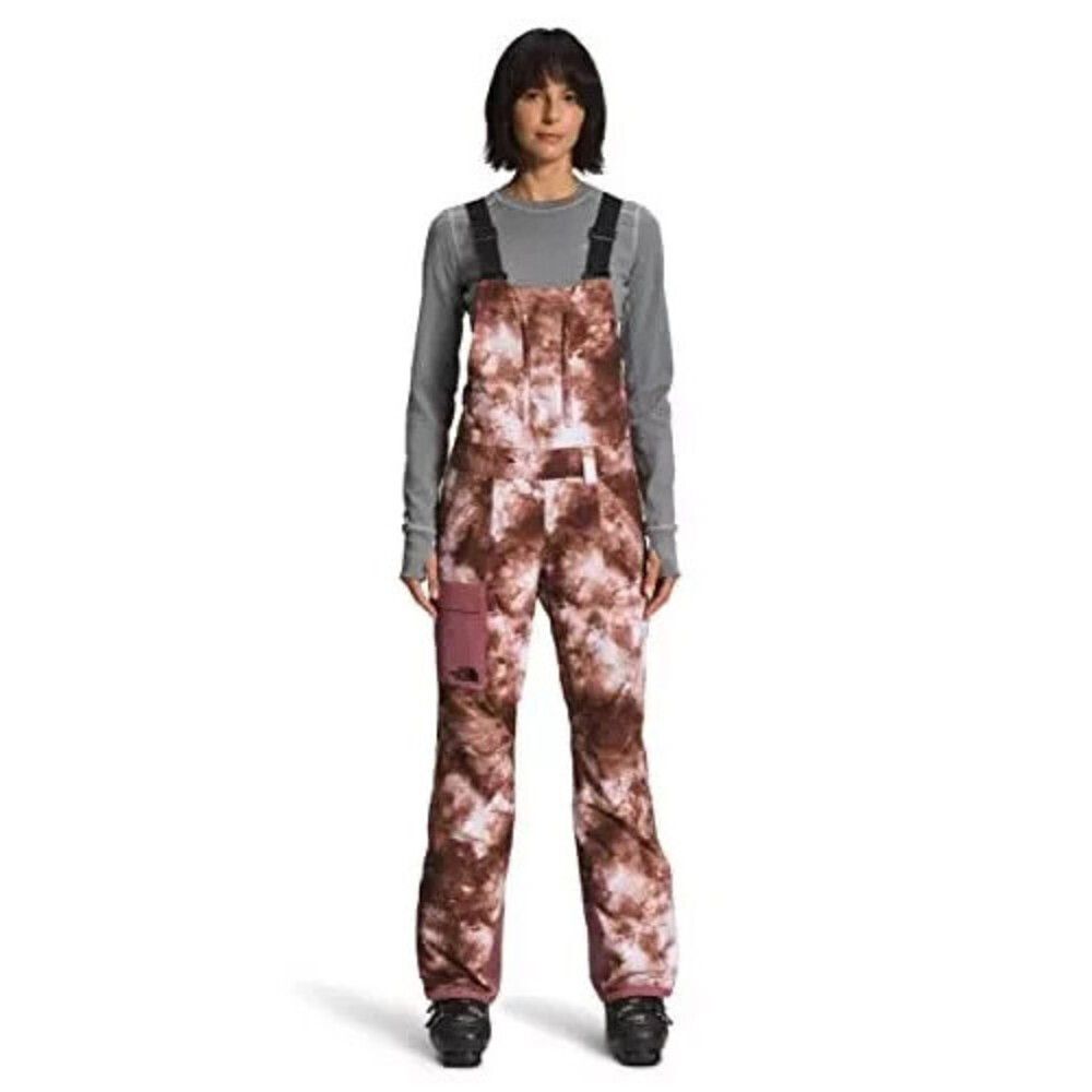 The North Face Women's Brown Tie-Dye Overalls